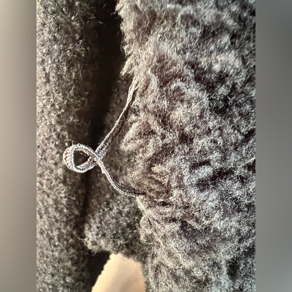 John Caruana Vintage Felted Wool Mid Length Hooded Wrap Coat-UEC - Picture 5 of 7